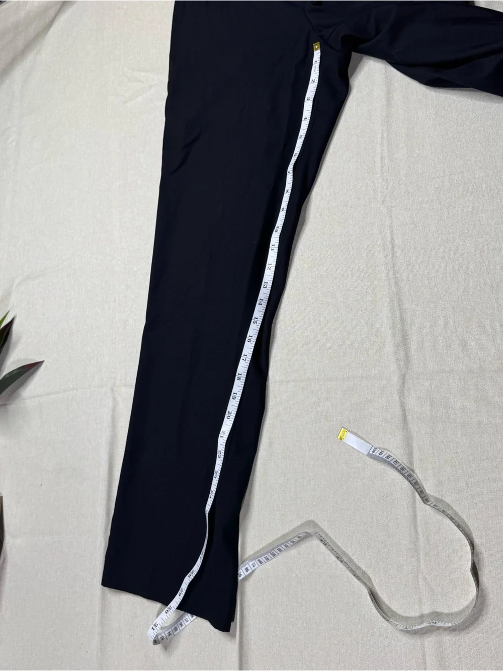 Stafford Super Pant Black Dress Pants Flat Front 30x30 Classic Fit
